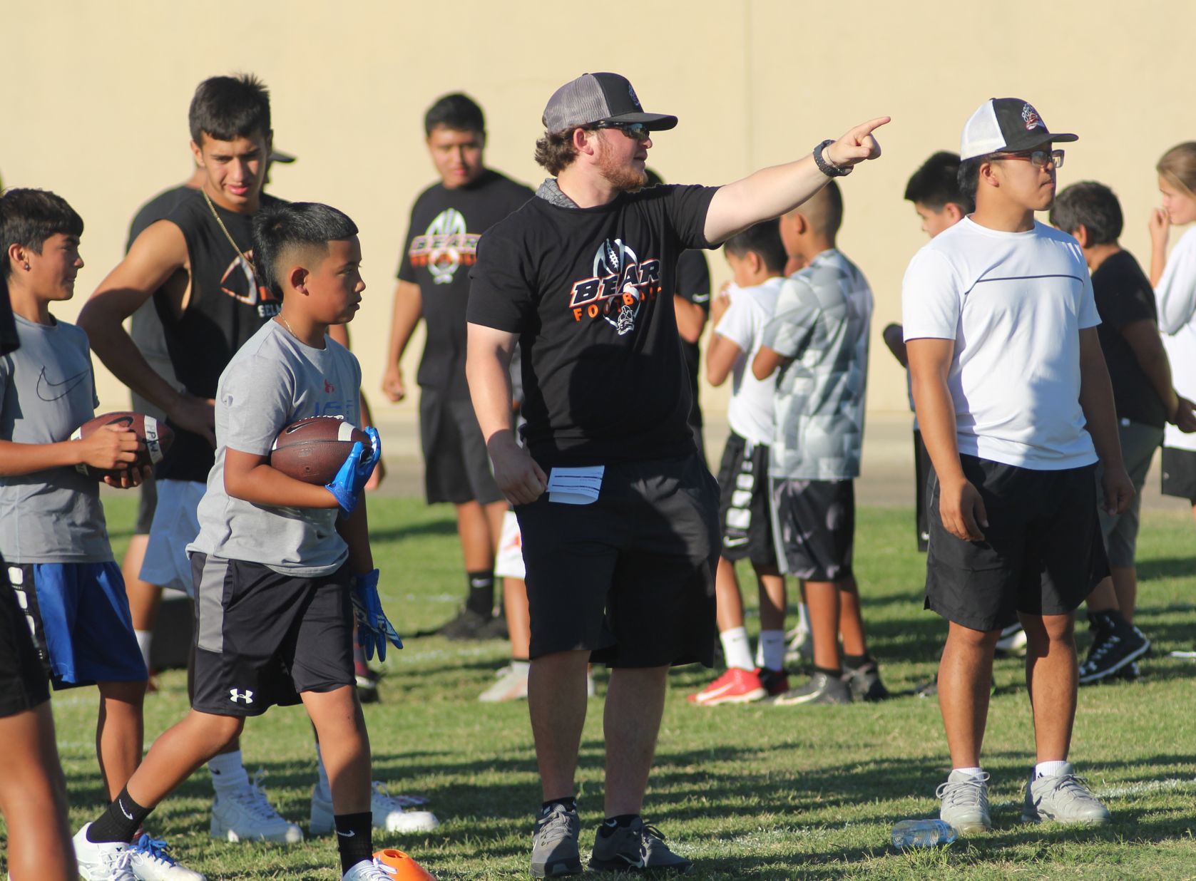 Selma hosts youth football camp